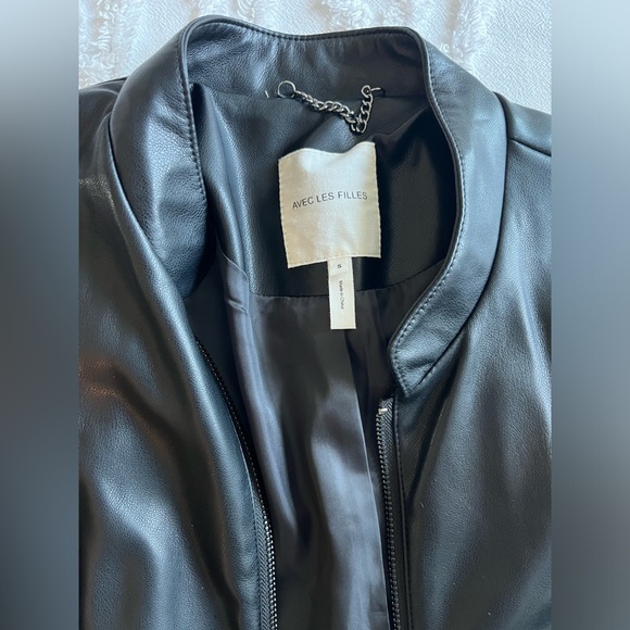 Avec les filles leather jacket - Picture 2 of 2